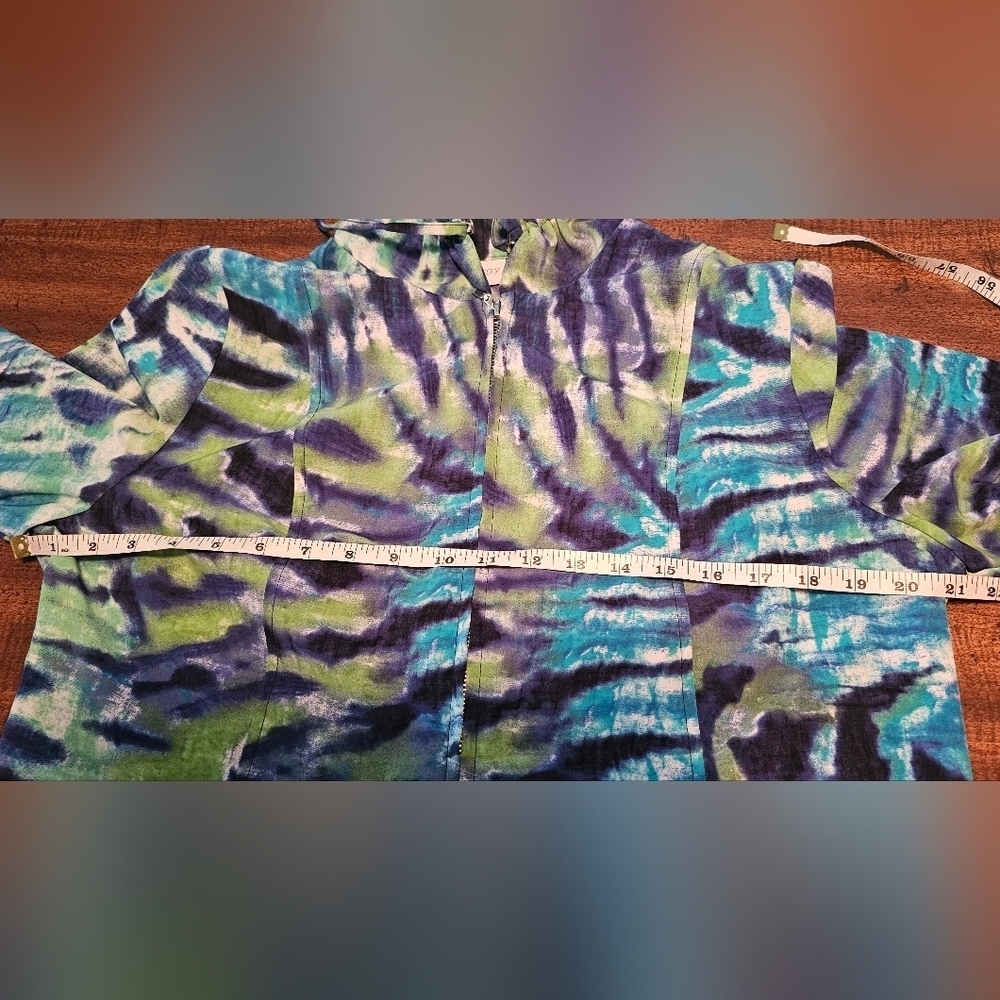 Chicos Zenergy Women’s Full Zip Jacket Multicolored Size 2 (Large) - Picture 12 of 16